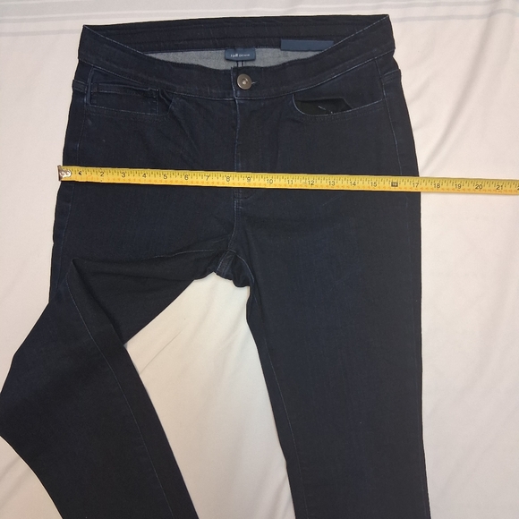 J. Jill Denim Dark Blue Skinny Jeans Women Size 6 - Picture 16 of 16